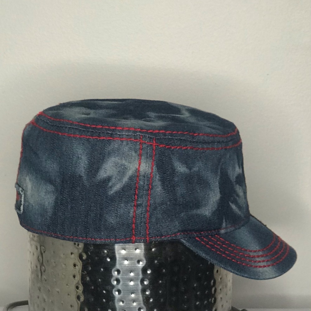 NWOT DANIEL CREMIEUX JEAN MILITARY STYLE HAT L